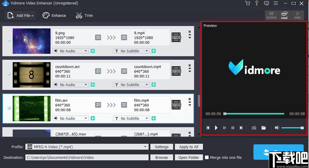Vidmore Video Enhancer下载,视频稳定,视频增强,视频处理