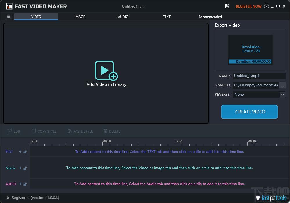 Fast Video Maker下载,视频制作管理软件,视频编辑,视频制作