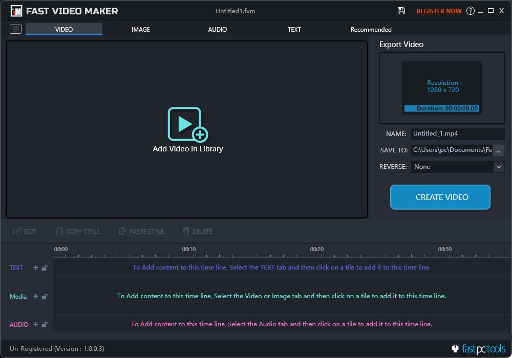 Fast Video Maker下载,视频制作管理软件,视频编辑,视频制作